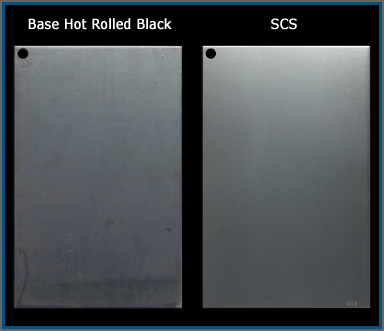 Untreated and SCS treated samples from same coil of hot band