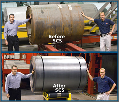 Don't recycle - resuscitate! Coil of Hot Band Before SCS (top) and After SCS (bottom)